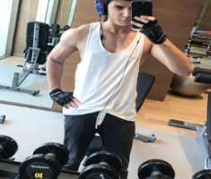 The actor is a fitness freak and does not miss his workout routine.